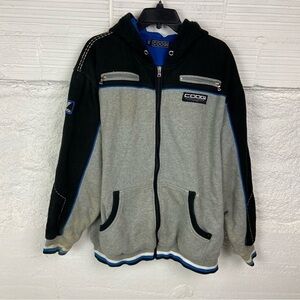 COOGI Black and Gray Jacket with Blue Highlights size XXL